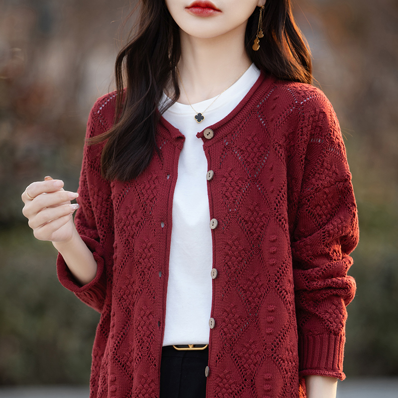 Street Fashion Model - 2024 Fashion Models Women Knitwear 100%