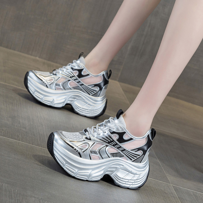 Chunky Sneaker Platform - 8cm Hidden Height Increasing Platform Sneakers