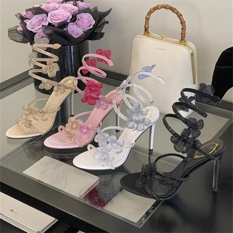 Street Fashion Dress - Aneikeh 2026 Summer Open Toe Ankle