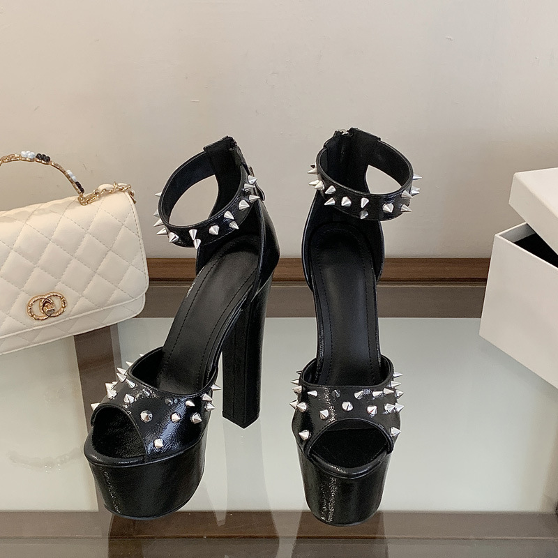 Street Fashion Dress - Fashion Design Metal Rivet Back Buckle