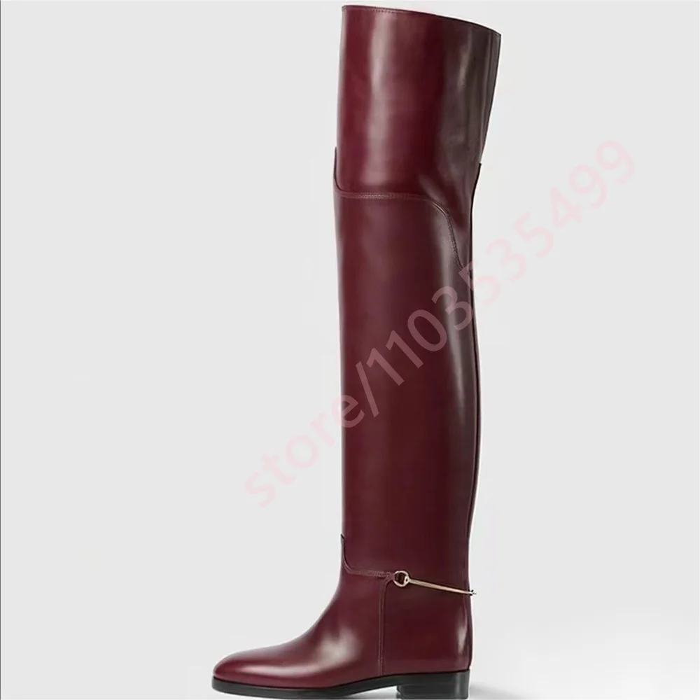 Street Fashion Model - 2025 Ladies Round Toe Over Knee