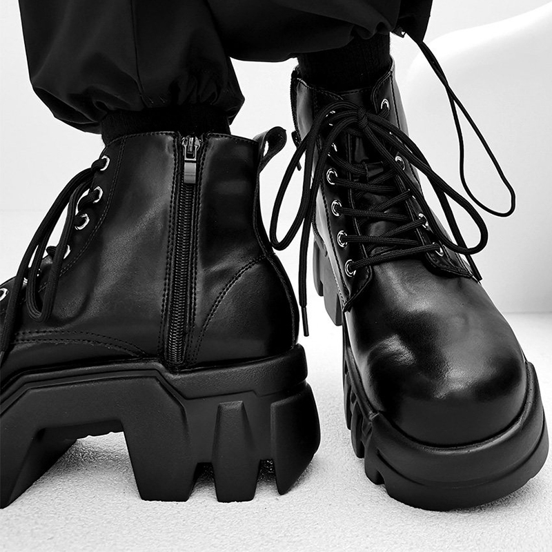 Street Fashion Designer - luxury fashion men boots natural leather