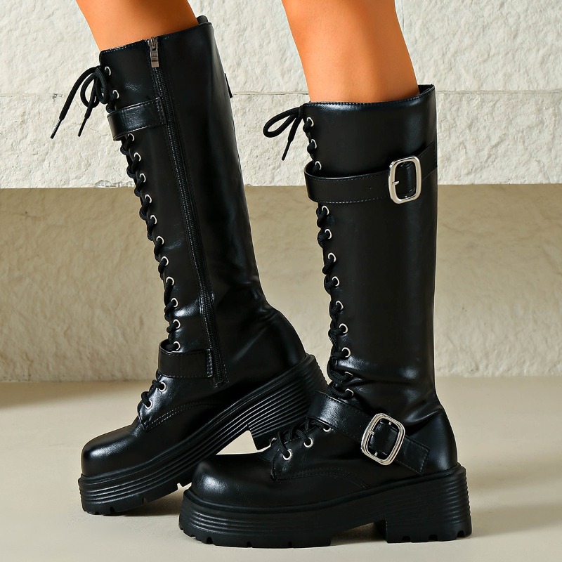 Platform Chunky Sole Women Kne - Chunky Sneaker Platform 评论和价格