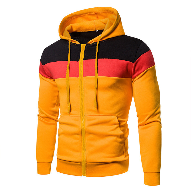 2025 Men's Patchwork Hoodie Ou - Street Fashion Fall 2025 评论和价格