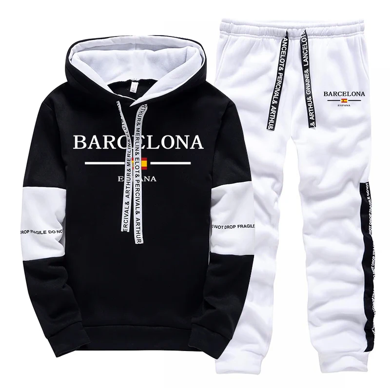 Barcelona Mens Sweatshirt Swea - Street Fashion Barcelona 评论和价格