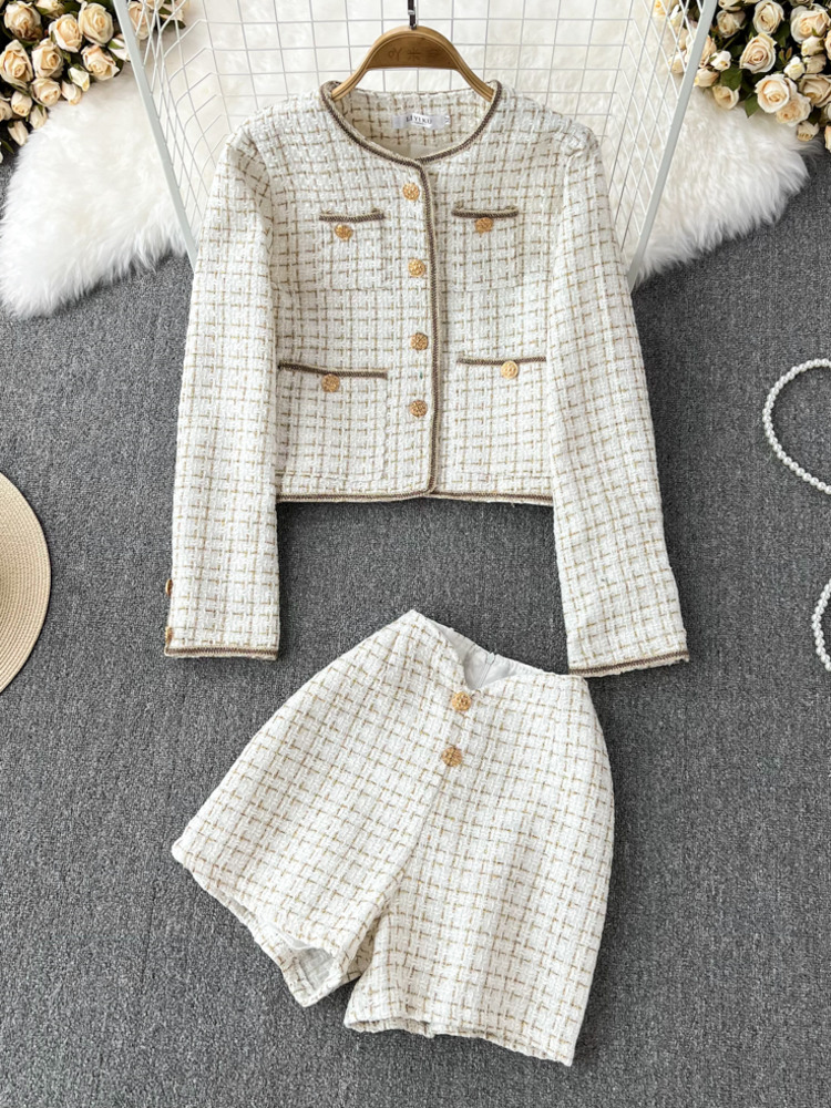 Autumn Winter Lady Two Piece O - Street Fashion Jacket 评论和价格