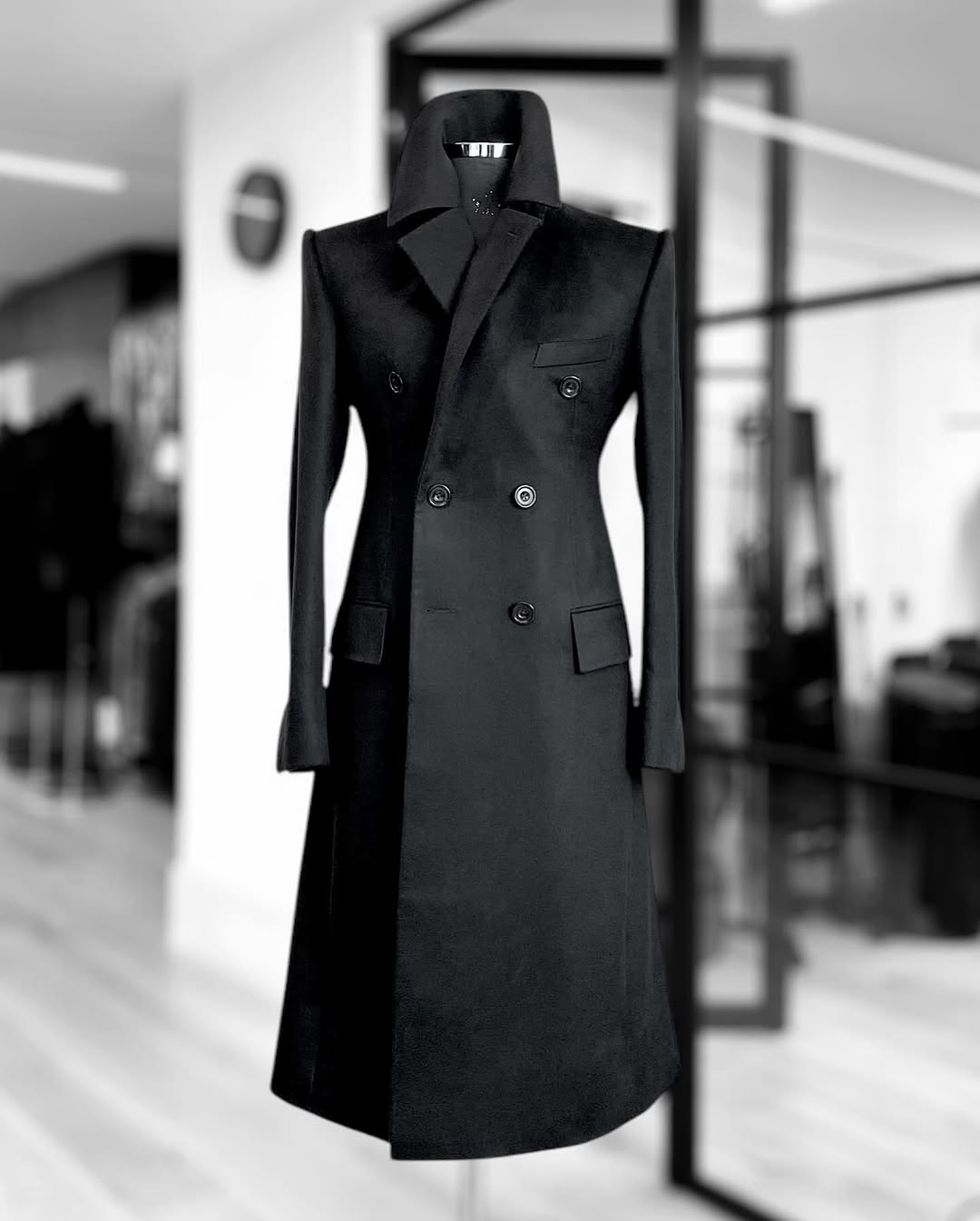 Fashion Woolen Blend Coat Men  - Street Fashion Shanghai 评论和价格