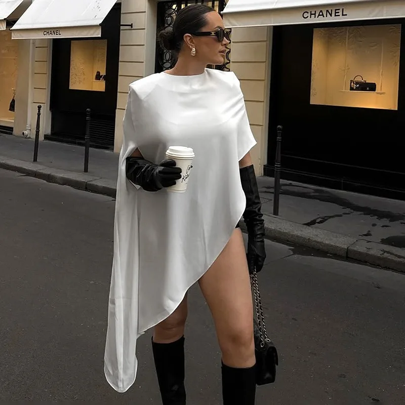 BWQ Fashion White Dress Sexy I - Street Fashion Look 评论和价格