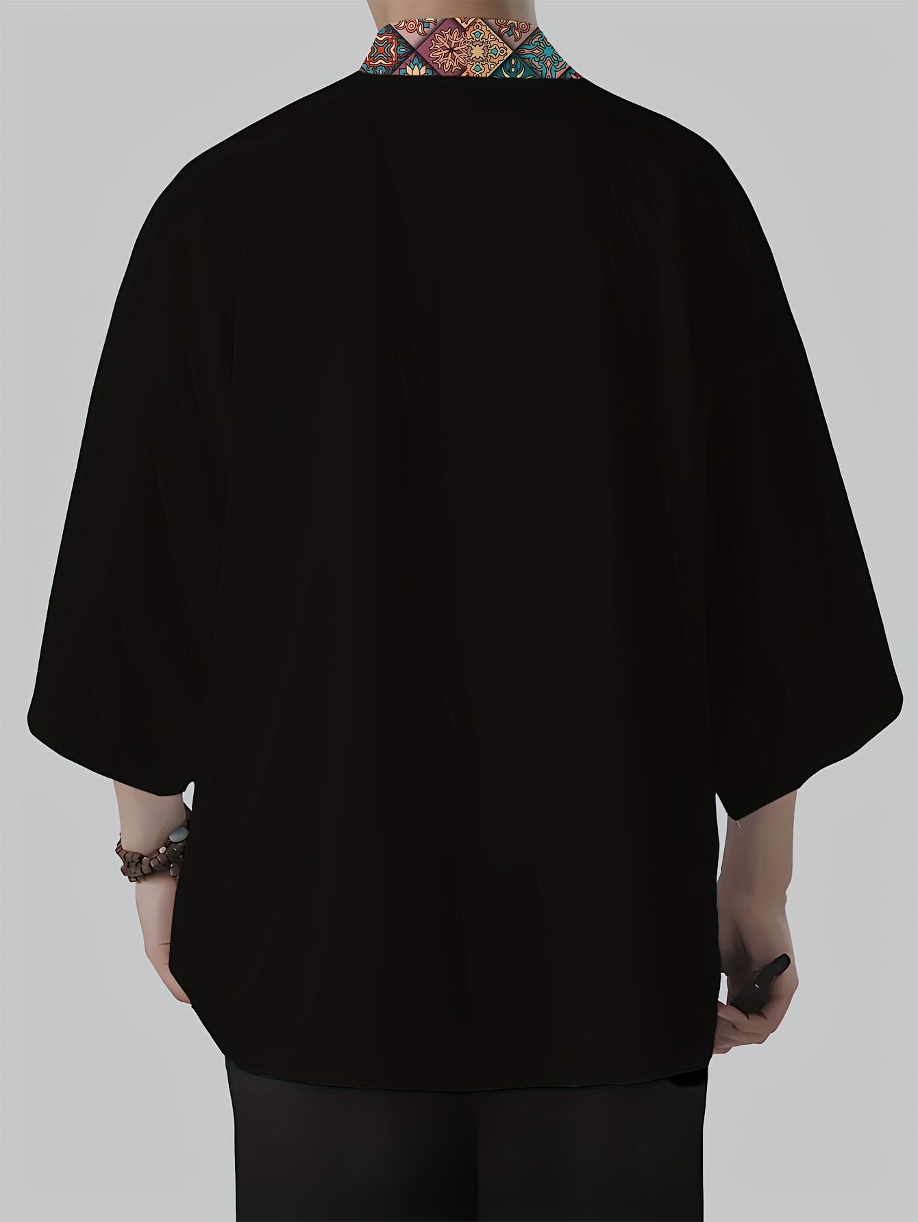 2026 Summer Men's Kimono 3D Pr - Street Fashion Designer 评论和价格