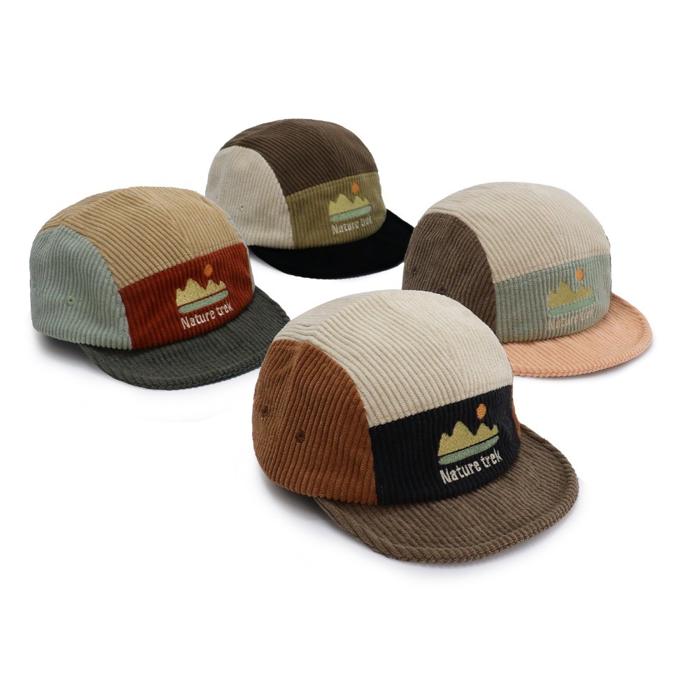 5 Panel Short Brim Cap for Men - Corduroy Cap 5 Panel 评论和价格
