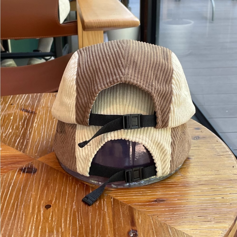 5 Panel Short Brim Cap for Men - Corduroy Cap 5 Panel 评论和价格