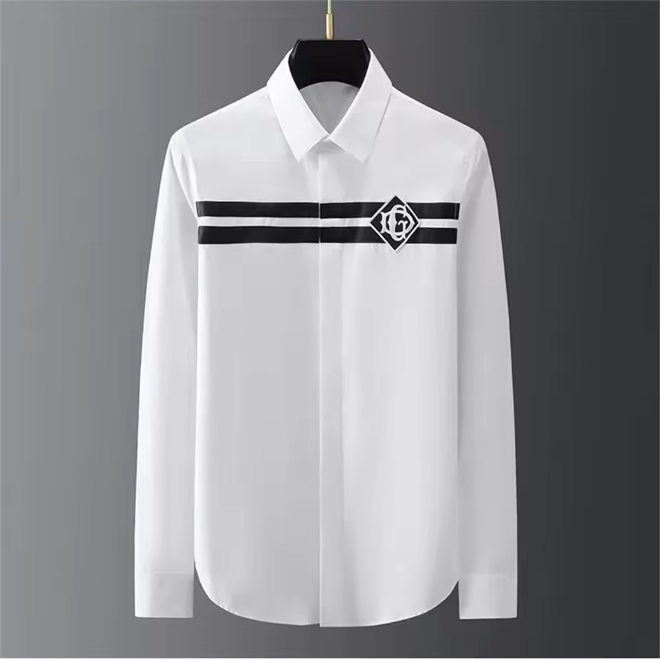 Luxury basic shirt men's long  - Street Fashion Shanghai 评论和价格