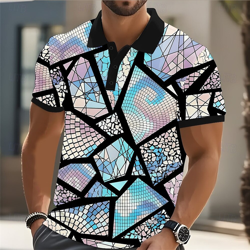 2025 Men's Polo Shirt Golf Shi - Street Fashion Shanghai 评论和价格