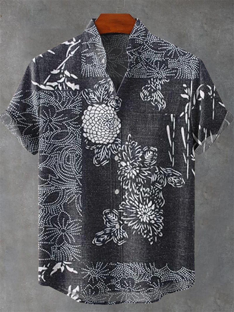 Men's New Short Sleeve Shirt 3 - Street Fashion Shanghai 评论和价格