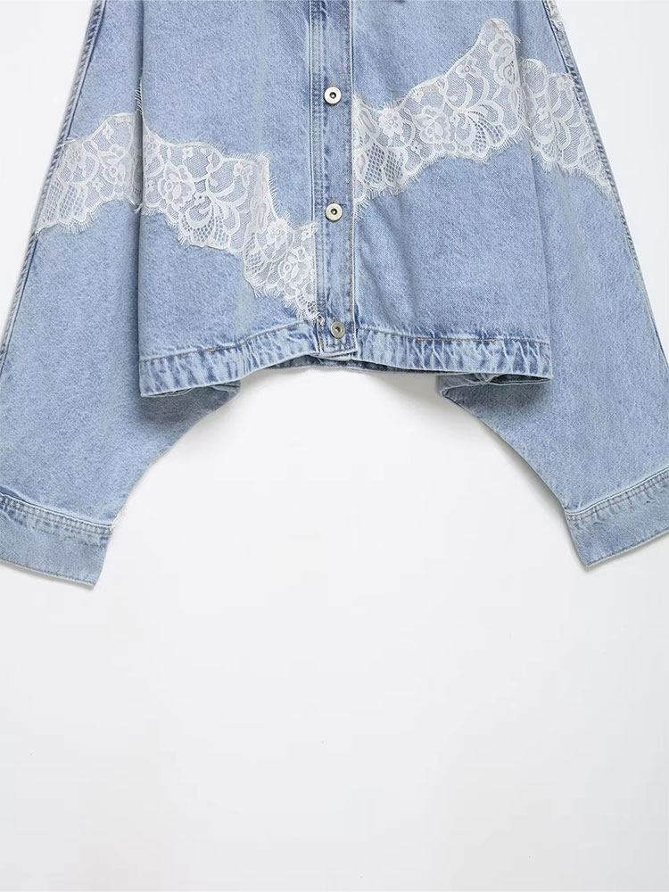HH Elegant Women Blue Denim Ja - Street Fashion Jacket 评论和价格