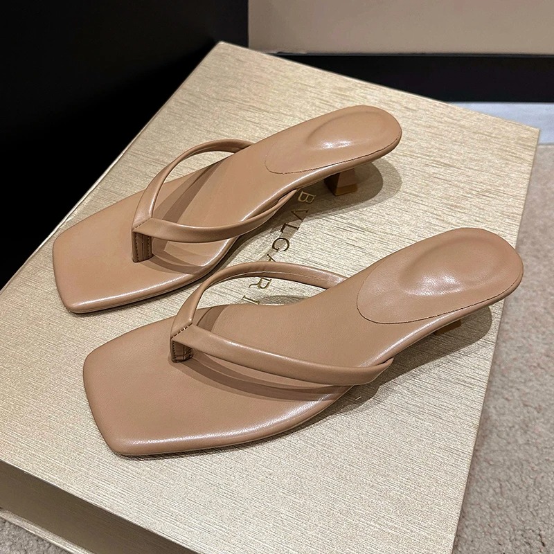 Summer Women Clip Toe Slippers - Street Fashion Dress 评论和价格