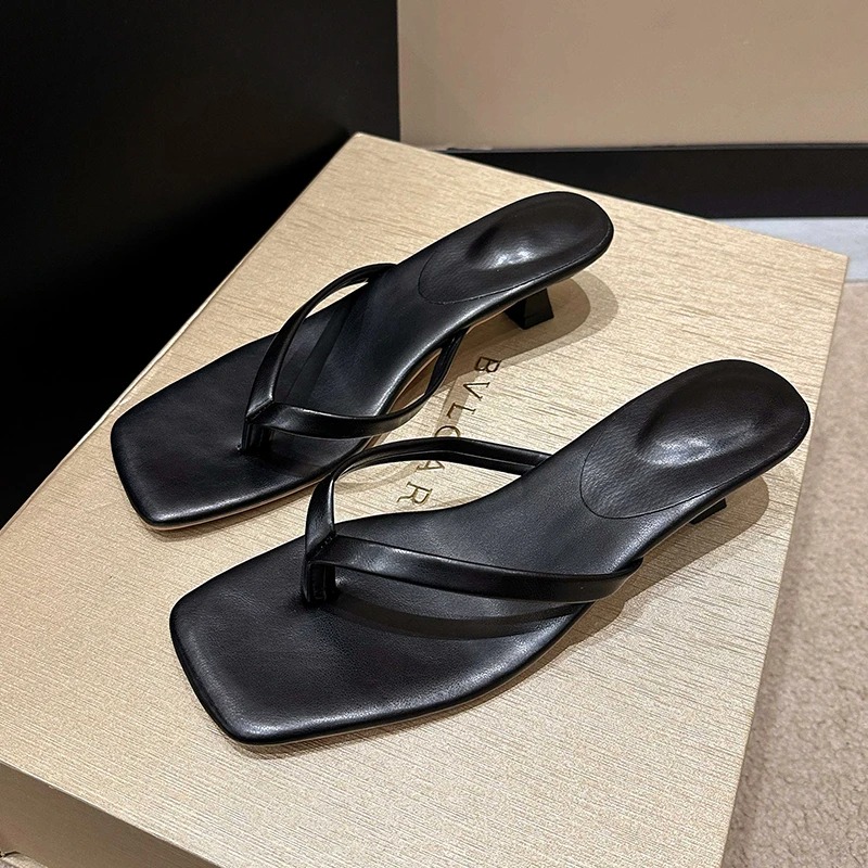 Summer Women Clip Toe Slippers - Street Fashion Dress 评论和价格