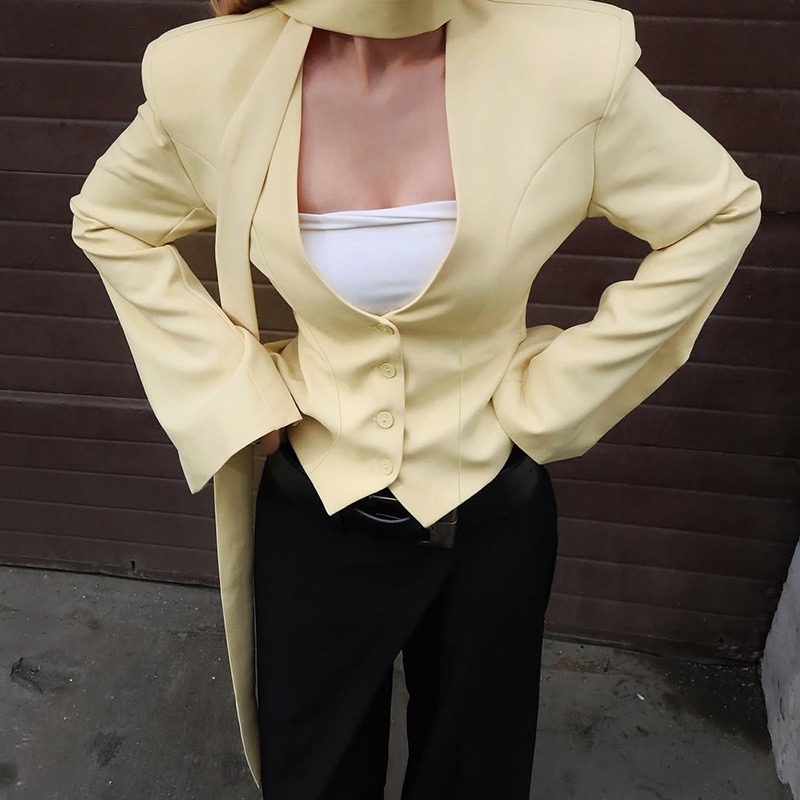 Tuularose Women Fashion Blazer - Street Fashion Look 评论和价格