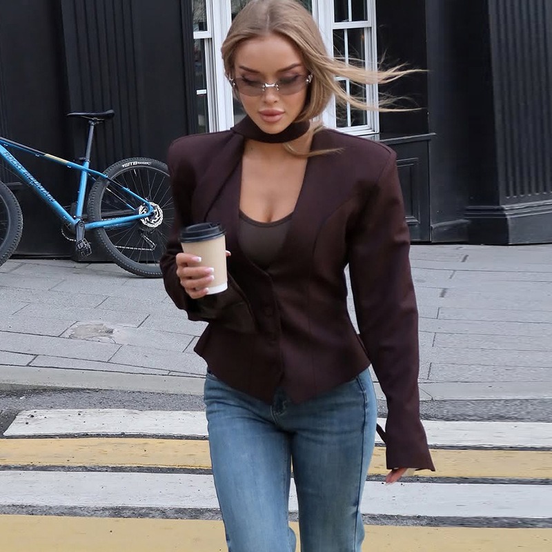 Tuularose Women Fashion Blazer - Street Fashion Look 评论和价格