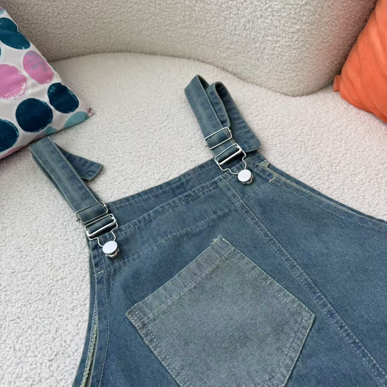 Summer Women's Denim Suspender - Street Fashion Kl 评论和价格