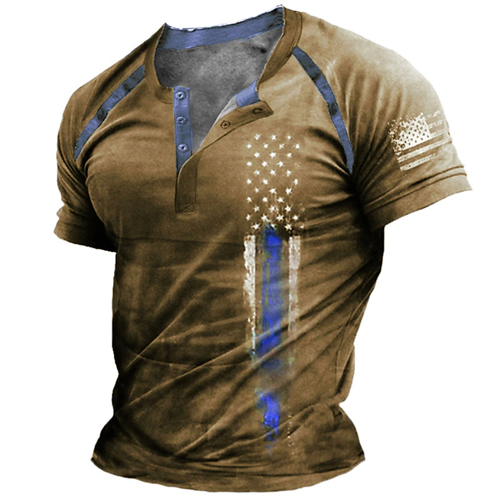 Funny 3D American Flag Print M - Street Fashion Clothing 评论和价格