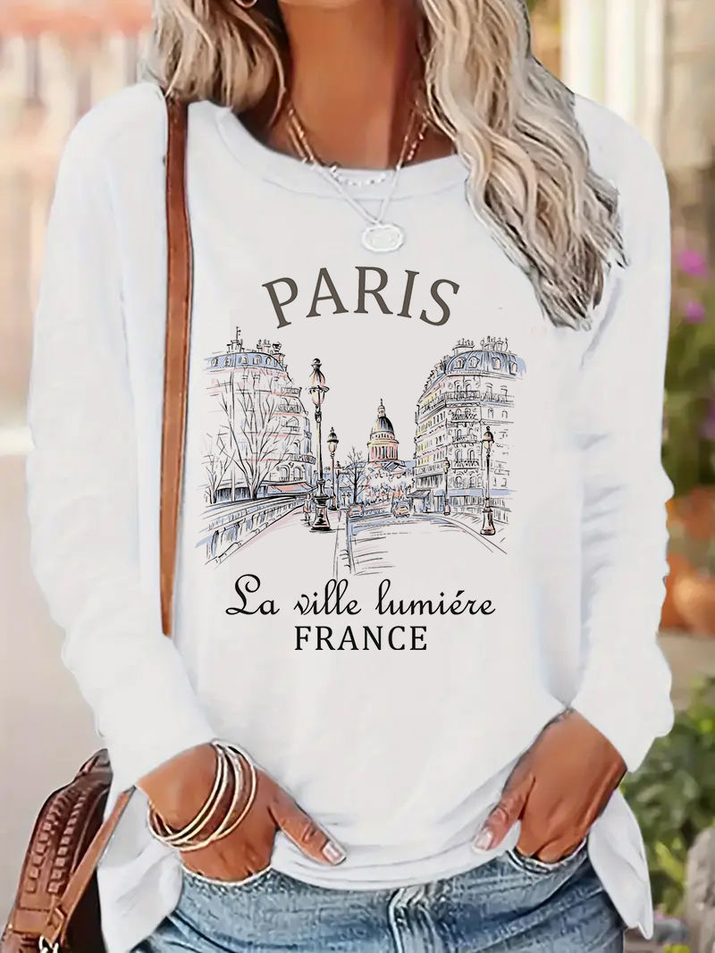 2025 Fashion Paris Letter Prin - Street Fashion Paris 2025 评论和价格
