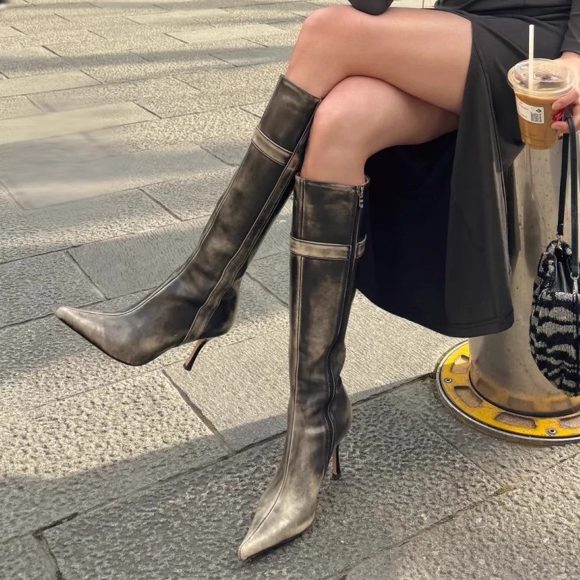 Sexy Designer Women High Boots - Street Fashion Designer 评论和价格
