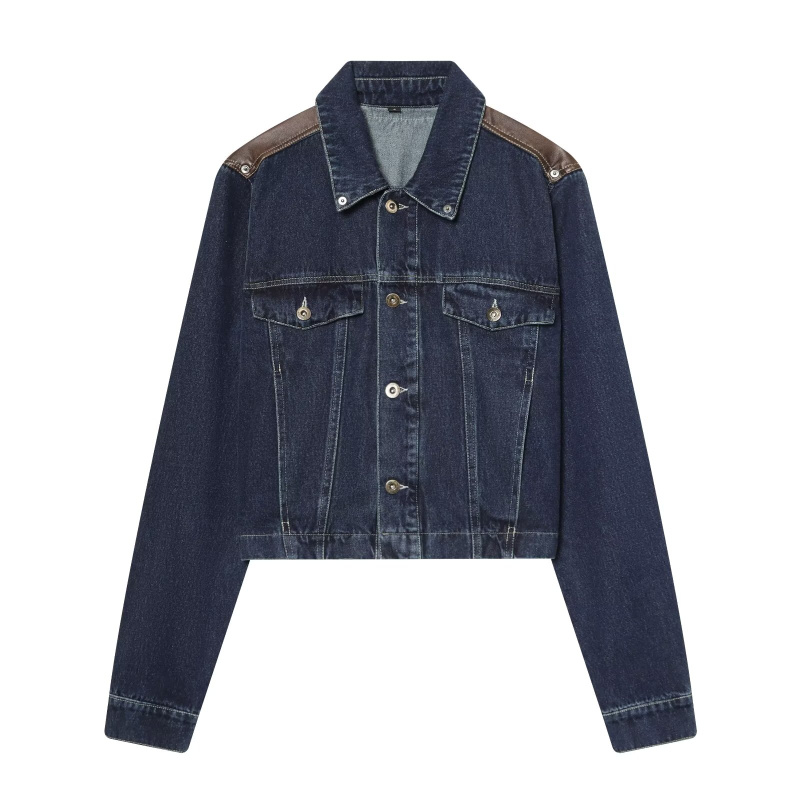 ETJ Women's Denim Jacket & Jea - Street Fashion Jacket 评论和价格