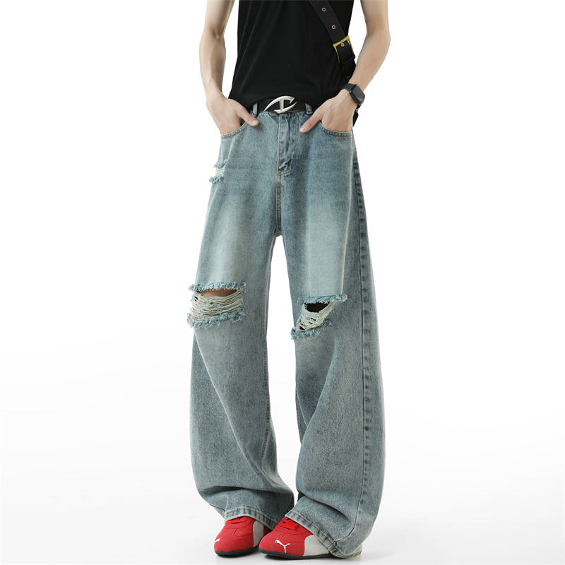 Ripped Jeans Men 2025 Autumn N - Street Fashion Fall 2025 评论和价格