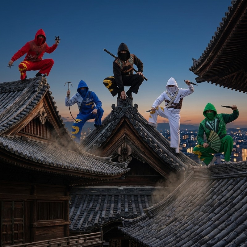 Ninja Warrior Armor Hoodie Set - Street Fashion Baggy 评论和价格