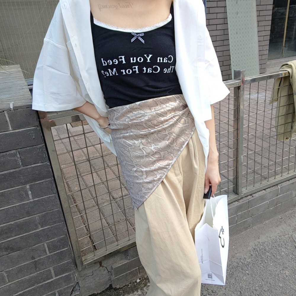 Headwear Y2K Snake Print Hair  - Street Fashion Baggy 评论和价格