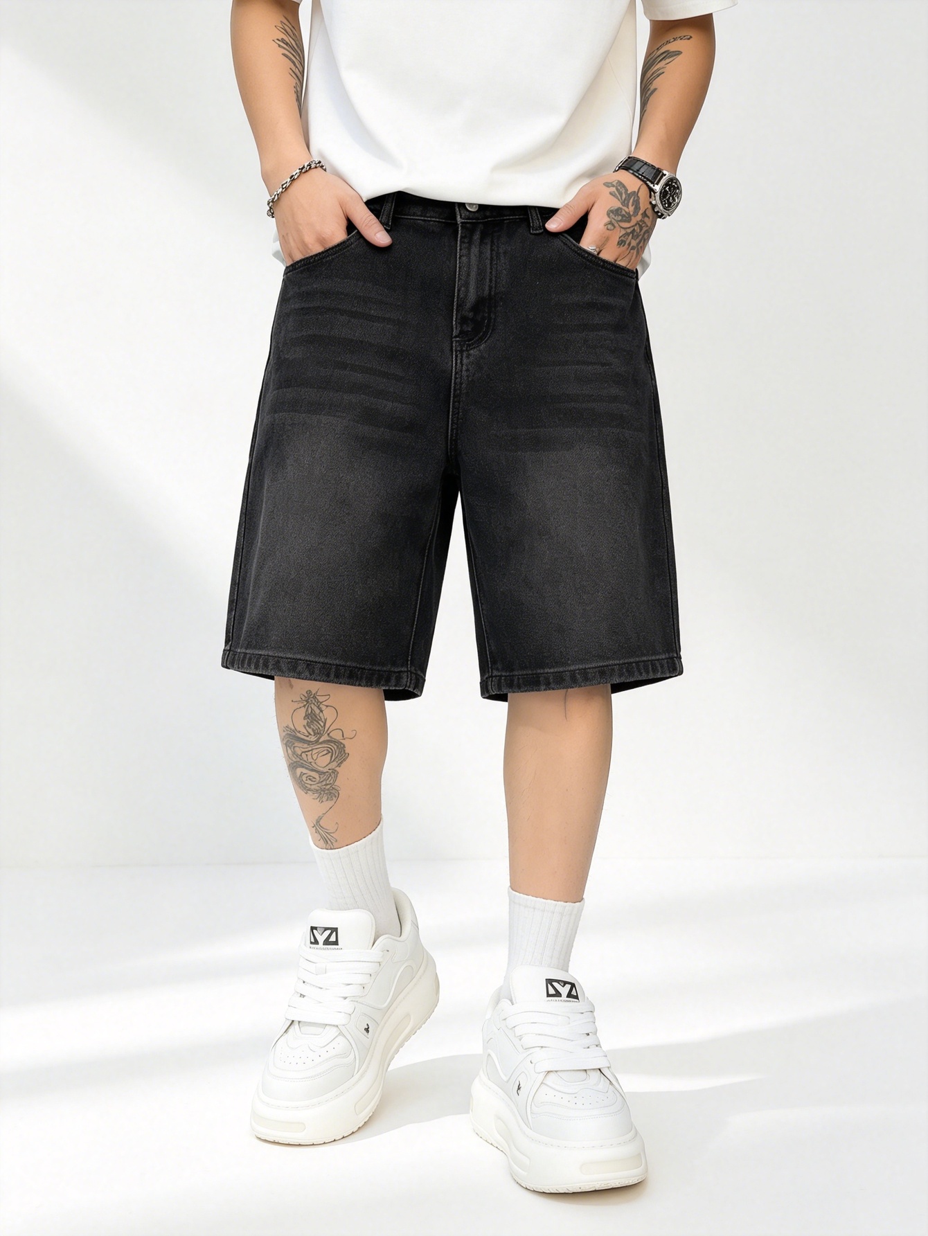 Y2K Aesthetic Baggy Jeans Men, - Street Fashion Baggy 评论和价格