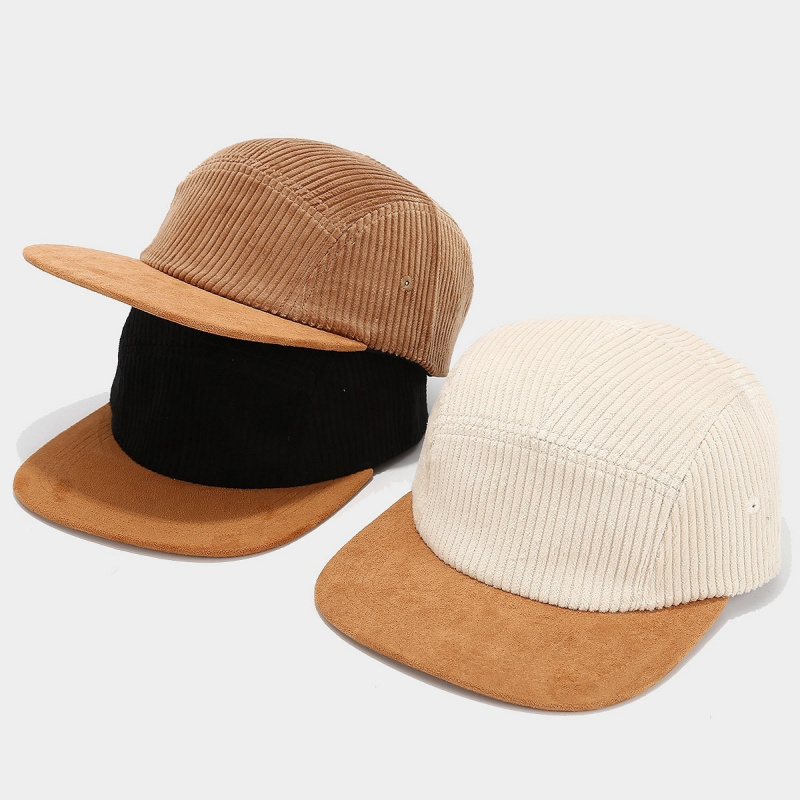 Retro Corduroy 5 Panel Cap wit - Corduroy Cap 5 Panel 评论和价格