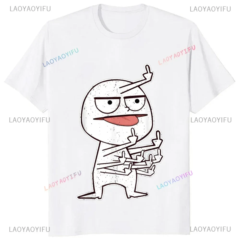 Middle Finger Funny Maniac Pri - Street Fashion Baggy 评论和价格