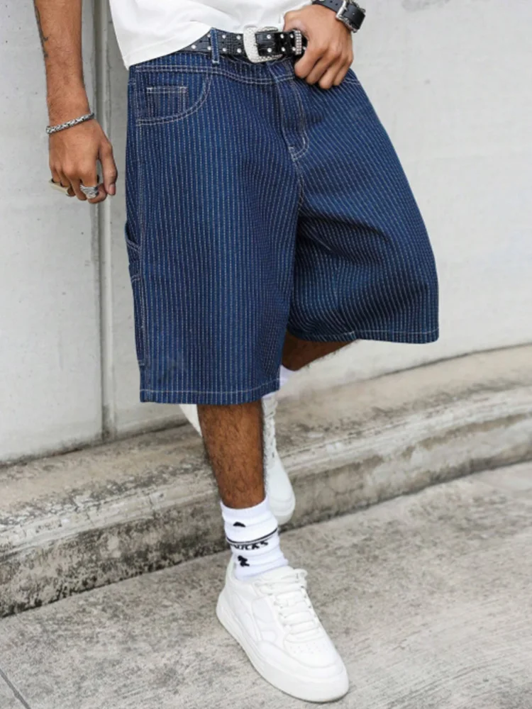Vintage Hickory Stripe Baggy D - Street Fashion Baggy 评论和价格