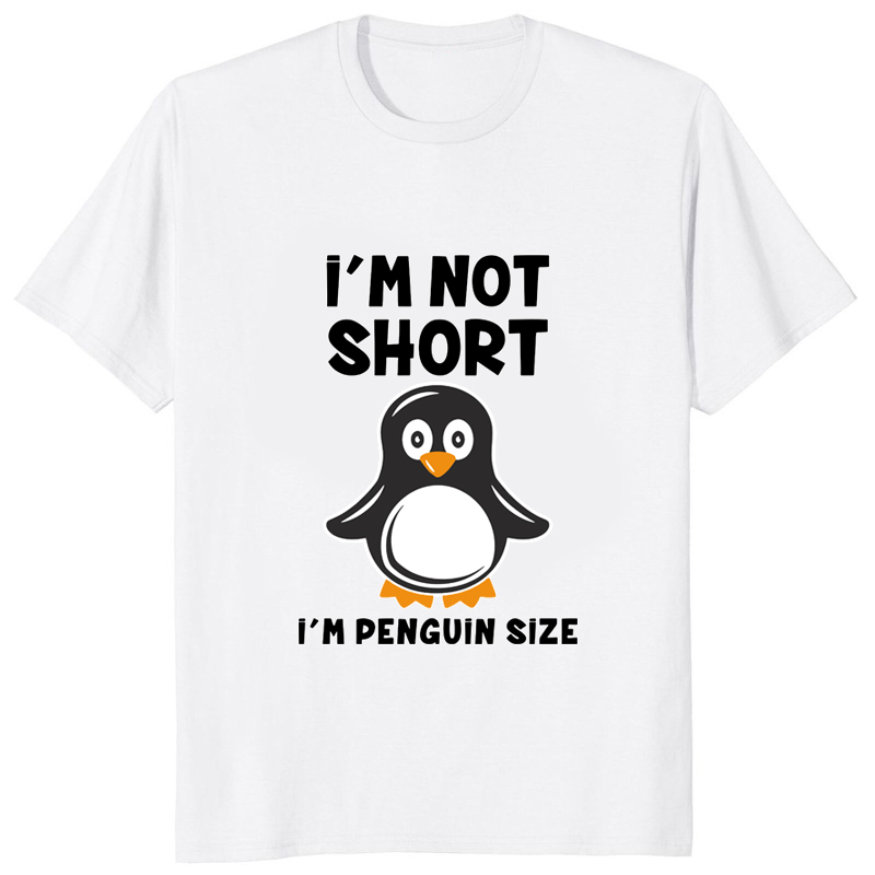 Im Not Short Im Penguin Size F - Street Fashion Baggy 评论和价格