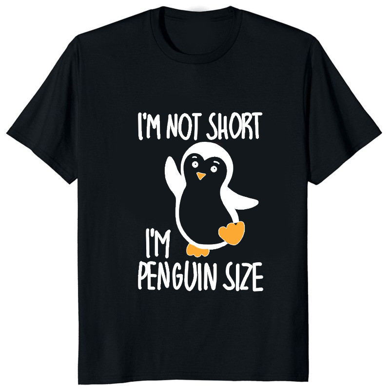 Im Not Short Im Penguin Size F - Street Fashion Baggy 评论和价格